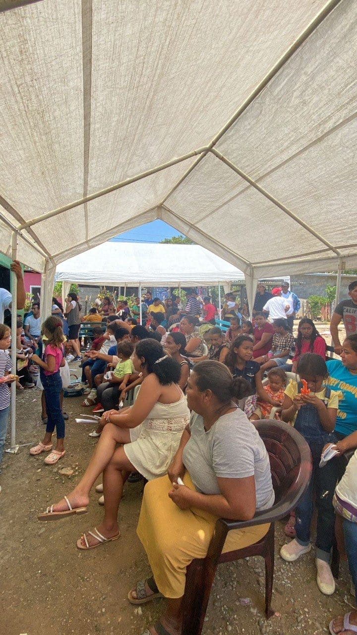Brigada médica en acción